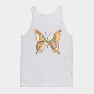 cute butterfly pastel boho aesthetic Tank Top